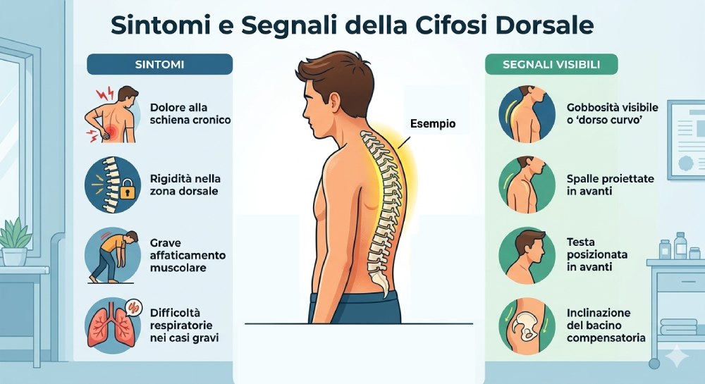 Cifosi dorsale sintomi